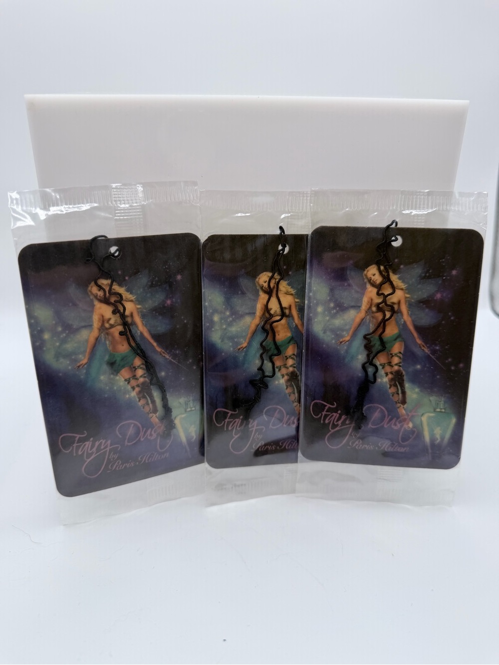 Fairy Dust by Paris Hilton Air Freshener New in Sealed Package Set of 3